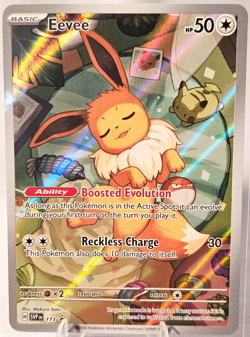 Pokemon Card - Eevee (173) Sv: Scarlet & Violet Promo Card Holo - Image 1