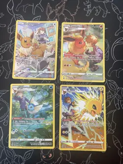 Eevee, Flareon, Jolteon, Vaporeon TG01/TG30 TG11 TG04 TG02 Pokemon Card Lot - Image 1