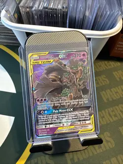 Pokemon TCG Trevenant & Dusknoir GX Black Star Promos SM217 Holo Card - Image 1