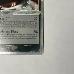 Pokemon TCG Sharpedo EX Deoxys Holo Card 104/107 Mp - Image 2