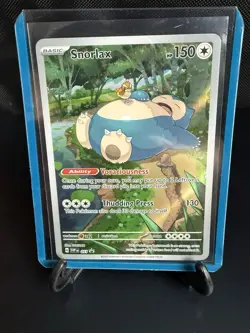 Pokemon Snorlax Promo Card SVP: Scarlet & Violet 051 Basic 150 HP Thudding Press - Image 1