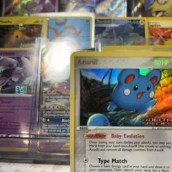 Pokemon Card Ex Delta Species Azurill 20/113 2005 Reverse Stamped Holo - Image 3