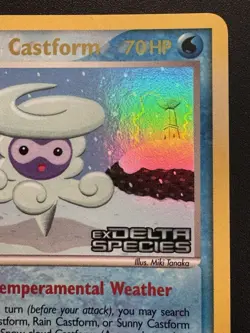 Snow-cloud Castform 29/113 EX Delta Species Pokemon Card Reverse Holo Rare NM - Image 4