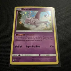 Pokemon TCG Mewtwo SM77 Black Star Promo Holo Card 2017 - Image 1