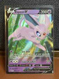 Espeon V SWSH201 SWSH: Sword & Shield Promo Cards Holo - Image 1