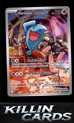 Team Rocket's Wobbuffet 203 Pokemon Promo SV: Scarlet & Violet Promo Cards Card - Image 1
