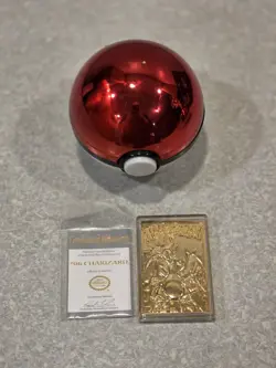 Burger King Pokemon 23K Gold-Plated CHARIZARD Trading Card (1999) w/ CERTIFICATE - Image 2