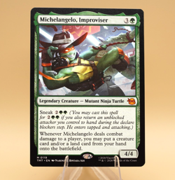 Michelangelo, Improviser | 119 | Mythic | Regular | TMNT | MTG - Image 1