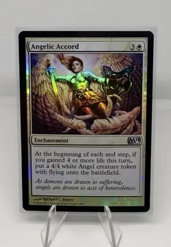 MTG FOIL Angelic Accord - Magic 2014 #3 NM - Image 1