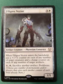 2023 Filigree Vector - Commander: March of the Machine - NM - MTG - Image 1