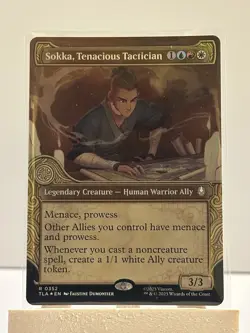 Sokka, Tenacious Tactician (Showcase) #352 (Foil) (NM) TLA Magic MTG - Image 1