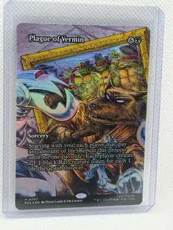 Plague of Vermin (Borderless) Teenage Mutant Ninja Turtles Foil 0007 - Image 1