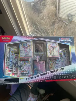 Pokemon TCG: Prismatic Evolutions Premium Figure Collection Factory Sealed Box - Image 1