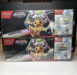 Pokemon Prismatic Evolutions Surprise Box/Booster Sam's Club Bundle (Lot Of 2) - Image 1