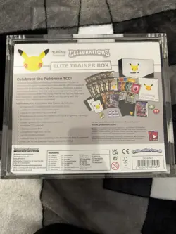 Pokemon TCG: 25th Anniversary Celebrations Elite Trainer Box (2021) W acrylic 820650809439 - Image 2