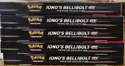 5x Pokemon TCG: Ionos Bellibolt Ex Premium Collection Boxes Pokemon Sealed - Image 1