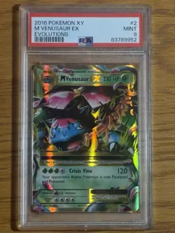 2016 POKEMON XY EVOLUTIONS #2 M VENUSAUR EX EVOLUTIONS - Image 1