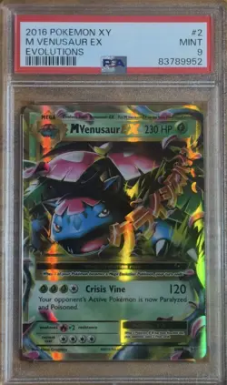 2016 POKEMON XY EVOLUTIONS #2 M VENUSAUR EX EVOLUTIONS - Image 2