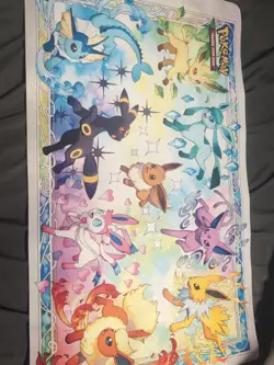 Pokemon TCG Prismatic Evolutions SPC Playmat and Sleeves - Image 2