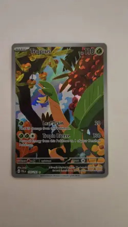 Pokemon TCG Paldea Evolved Tropius 195/193 Illustration Rare NM One Owner - Image 1