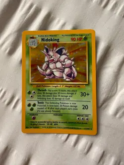 Pokemon TCG Nidoking Base Set 11/102 Holo Unlimited Holo Rare - Image 1