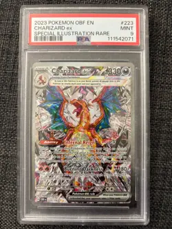 2023 pokemon obf en charizard ex psa 9 - Image 1