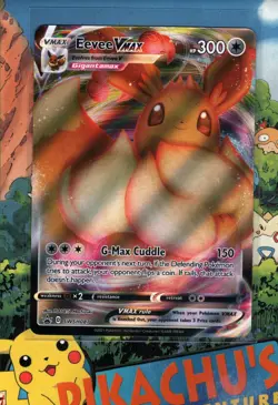 Pokemon TCG Eevee VMAX SWSH087 Holo Black Star Promo NM/M - Image 1