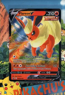 Pokemon TCG Flareon V SWSH149 V SWSH Black Star Promo NM/M - Image 1