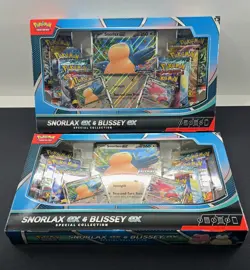 Pokemon TCG Snorlax Ex & Blissey Ex Special Collection Box - LOT OF 2 NEW SEALED - Image 1