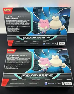 Pokemon TCG Snorlax Ex & Blissey Ex Special Collection Box - LOT OF 2 NEW SEALED - Image 2