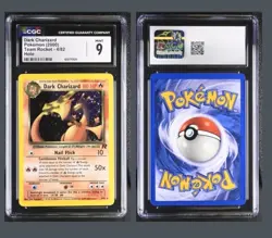2000 Pokemon Team Rocket Dark Charizard Holo #4/82 CGC 9 - Image 2