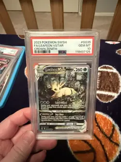 Pokemon Leafeon VSTAR Crown Zenith Galarian Gallery Ultra Rare GG35/GG70 PSA 10 - Image 1