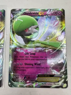 Pokemon TCG Gardevoir-EX Primal Clash 105/160 Holo Holo Rare EX Lot of 2 - LP - Image 3