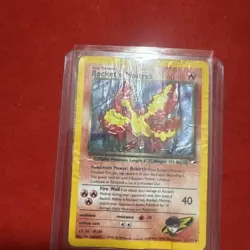 Rockets Moltres 12/132 Pokemon TCG Gym Heroes Unlimited Holo Rare NM - Image 1