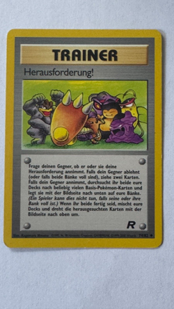 Trainer - Pokemon Challenge! 74/82 Team Rocket Set (German) LP - 2000 Pokemon! - Image 1