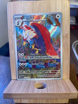 Pokemon TCG Braviary 214/191 Surging Sparks Full Art Holo Illustration Rare - Image 1