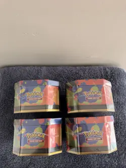 Pokemon TCG Mega Charizard X & Y EX Collector Tins Sealed X4 - Image 3