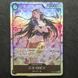 Nico Robin OP12-087 Foil Character 7000 Power One Piece CCG Japanese - Image 1