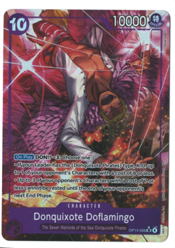 Donquixote Doflamingo - OP14-069 (Alternate Art) The Azure Sea's Seven One Piece - Image 1