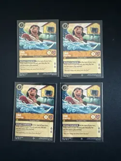 Lilo Escape Artist 2/204 Disney Lorcana - Azurite Sea x4 Full Play Set - Image 1