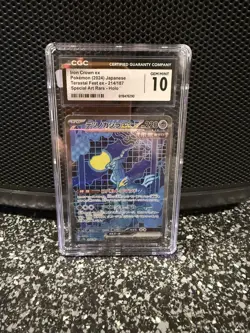 CGC 10 Iron Crown ex 214/187 SAR Terastal Festival ex sv8a Japanese Pokemon Card - Image 1