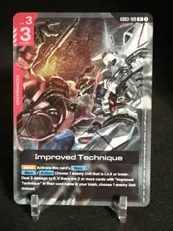 Improved Technique GD03-109 R Gundam Card Game Steel Requiem - Image 1
