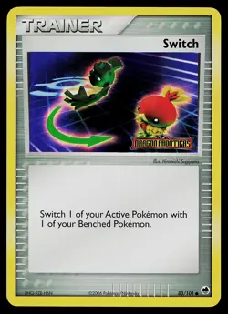 Pokemon Card - Switch Dragon Frontiers 83/101 Common Reverse Holo Stamped - Image 1