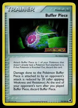 Pokemon Card - Buffer Piece Dragon Frontiers 72/101 Reverse Holo Stamped - Image 1