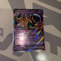 Alakazam EX 065/165 Scarlet Violet 151 Pokemon Card NM FAST SHIPPING english D - Image 1
