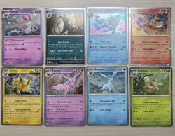 Pokemon Prismatic Evolutions Costco Cosmo Promo Cards (8 Cards Total) - #01 - Image 1