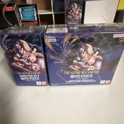 Bandai One Piece Card Game Azure Sea's Seven Double Pack Set 9 Box English OP14… - Image 1