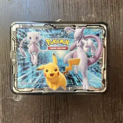 Pokemon Fall 2019 Armored Mewtwo Collectors Chest Tin with Pencils, Pad NO CARDS - Image 1