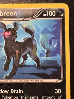 Umbreon 60/108 BW Dark Explorers Pokemon Card Reverse Holo Foil Rare HP - Image 4