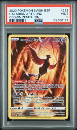 PSA 9 Galarian Articuno SWSH282 SWSH: Sword & Shield Promo Cards Holo - Image 1
